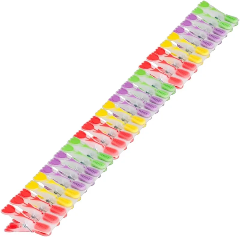New Max New-Max Elite Lale Desenli Silikon Mandal, Şeffaf 30 Adet