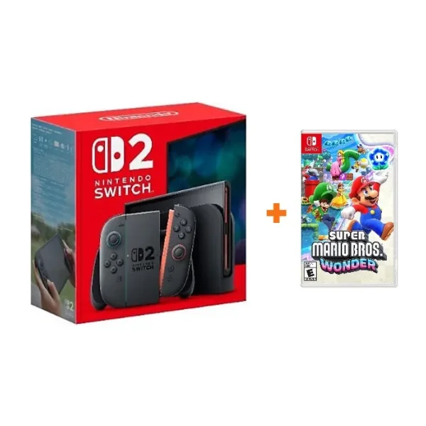 Nintendo Switch 2 Oyun Konsolu + Süper Mario Bros Wonder Oyun