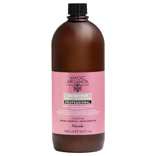 Nook Magic Arganoil Nectar Color Pro-Acid Profesyonel Boyama Sonrası Renk Sabitleyici Şampuan 1000ml