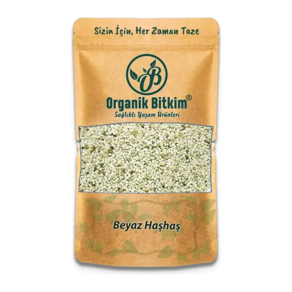 Organik Bitkim 1000 gr Beyaz Haşhaş