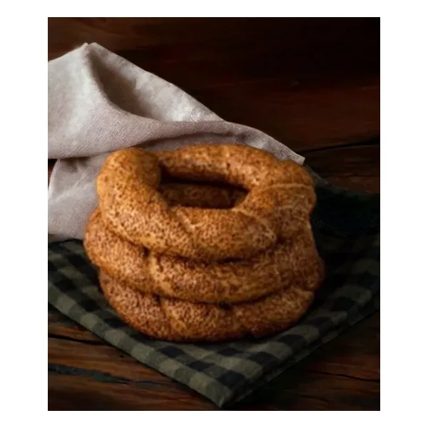 Organik Siyez Susamlı Simit 3lü Yarı Pişmiş 300 Gr