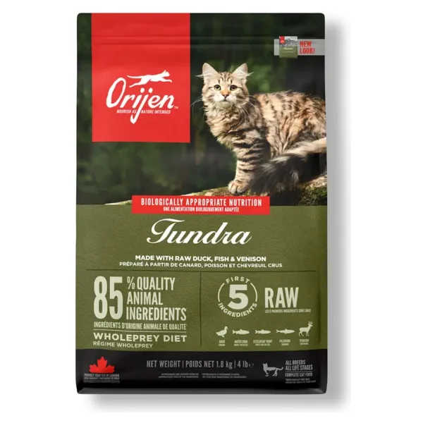 Orijen Tundra Tahılsız 1.8 kg Yetişkin Kedi Maması