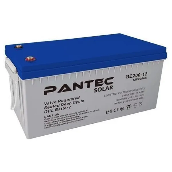 Pantec Solar 12V 200Ah Deep Cycle Jel Akü