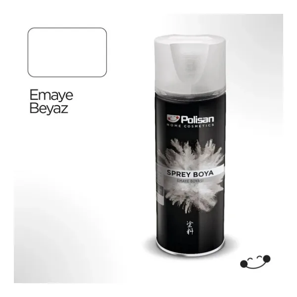 Polisan Akrilik Sprey Boya 400 Ml Ö.a Emaye Beyaz