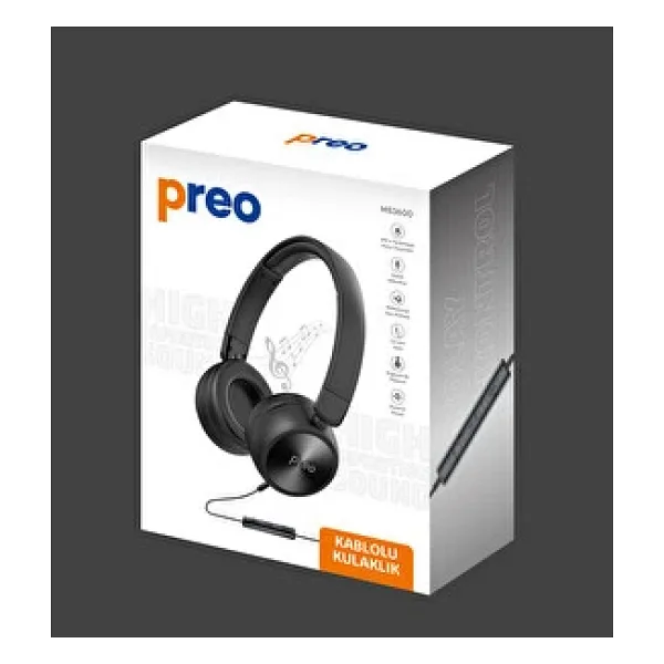 Preo MS3600 Kablolu Kulak Üstü Kulaklık