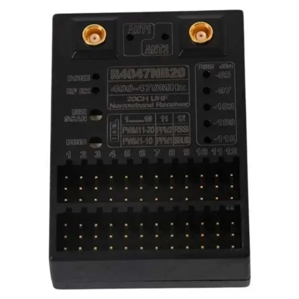 R4047NB20 20 Kanal 400-470 Mhz Uzun Mesafe Alıcı