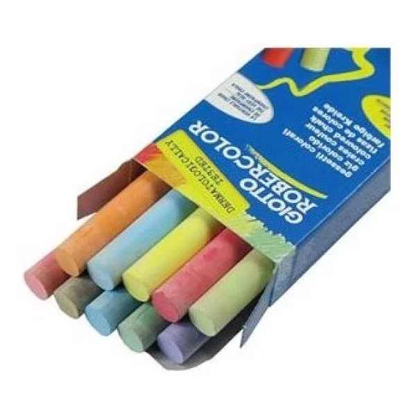 Robercolor 10'lu Renkli Tebeşir 538900 Çizim İçin Farklı Renk Seçenekleri Sunar