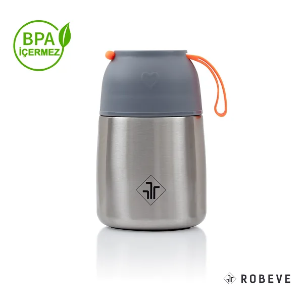 Robeve Vakumlu Çift Taraflı Mama Termosu 450 ml