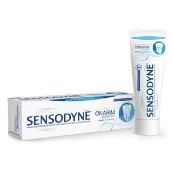 Sensodyne Onarım ve Koruma Beyazlatıcı 75 ml Florürlü Diş Macunu