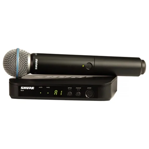 Shure BLX24E/SM58 Kablosuz El Mikrofon Seti