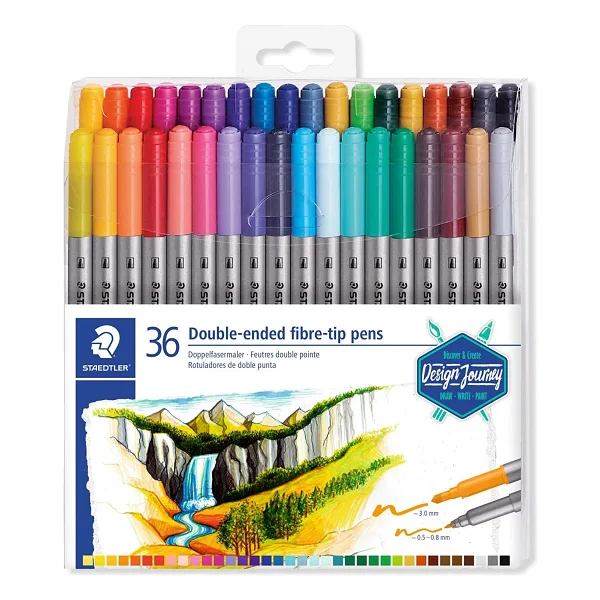 Staedtler 36'lı Çift Taraflı Keçeli Kalem Seti