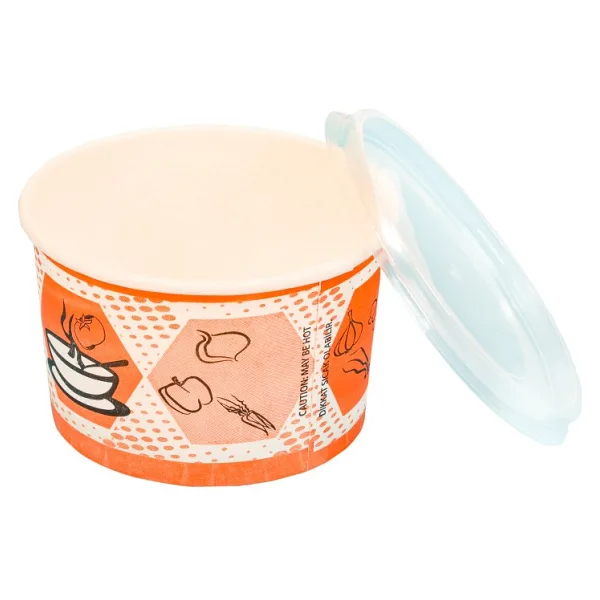 Stor Kapaklı Karton Çorba Kasesi 16 Oz 100' lü