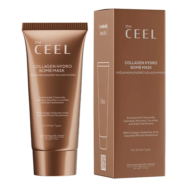 The Ceel Glutatyon & Yeşil Çay 50 ml Kolajen Yüz Maskesi