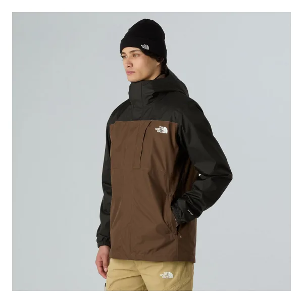The North Face Quest Triclimate NF0A3YFH1OI1 Su Geçirmez Kapüşonlu Kahverengi Erkek Mont