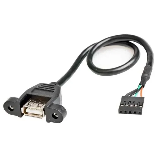 USB 2.0 Dişi Dupont 5 Pin Dişi Veri Anakart Adaptör Kablosu