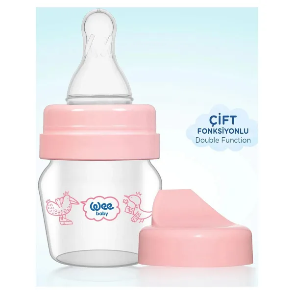 Wee Baby Mini Cam 30 ml Alıştırma Bardağı Seti Pembe