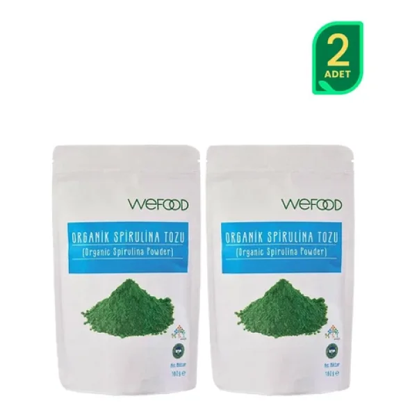 Wefood Spirulina Tozu 100 gr 2'li
