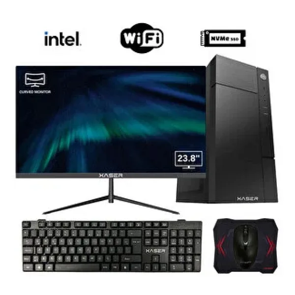 Xaser Gx55 I5 4570 16gb Ram 256gb M.2 Nvme Ssd 23.8 Monitör Ofis Hazır Sistem
