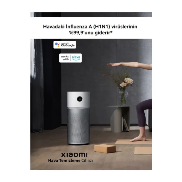 Xiaomi 125M2 Akıllı Hava Temizleme Cihazı Beyaz Renk HEPA Filtreli Özelliklerle Donatılmış