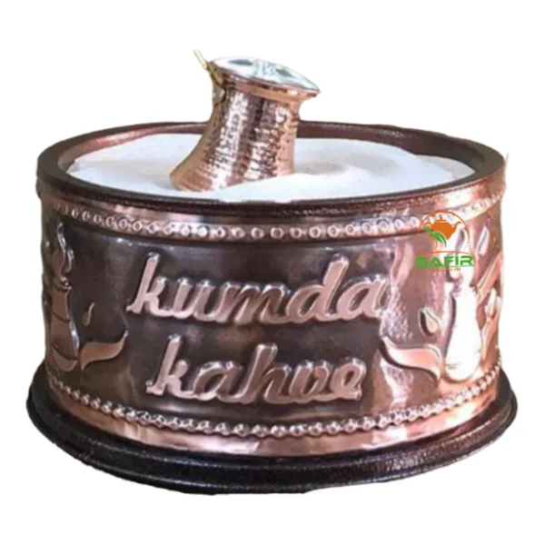 Yuvarlak Kumda Kahve Bakır Kumda Kahve Makinesi Safir Kumda Kahve makinesi