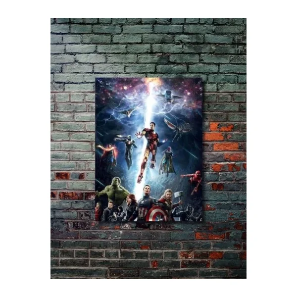 ZNC Avengers - Marvel - Film & Dizi Posterleri, Özel Tasarım Kağıt Poster, Duvar Sanatı