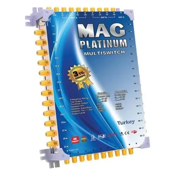10x40 SONLU UYDU SANTRALİ MAG PLATINUM