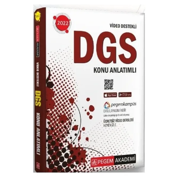 2022 DGS Video Destekli Konu Anlatımlı