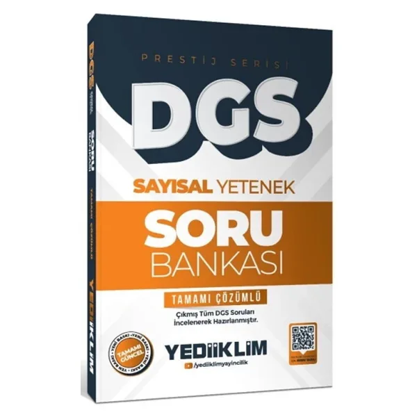 2026 DGS Prestij Serisi Sayısal Yetenek Tamamı Çözümlü Soru Bankası Yediiklim Yayınları