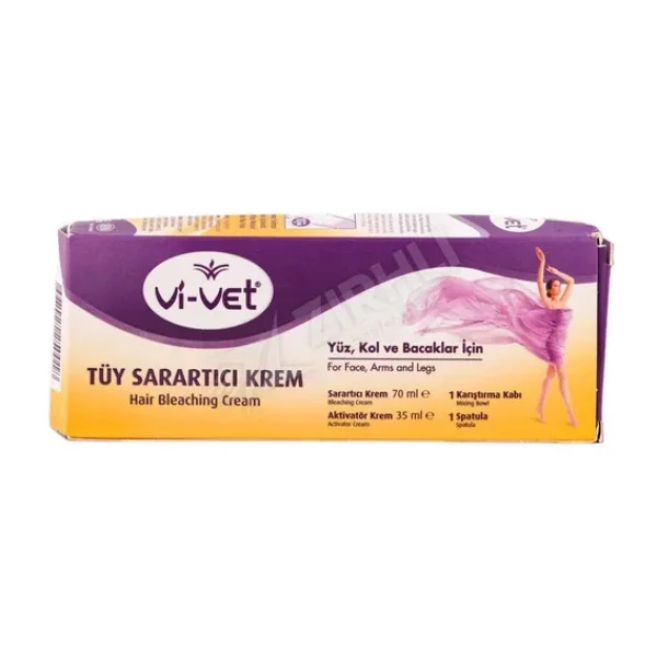 3 ADET Vi-Vet Tüy Sarartıcı Krem 70 Ml