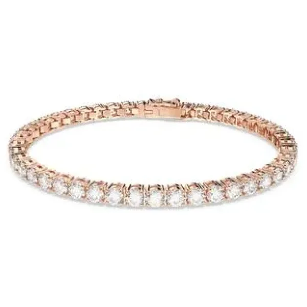 5657661 Swarovski Bilezik Re Matrix:Bracelet S White/Ros L 5657661