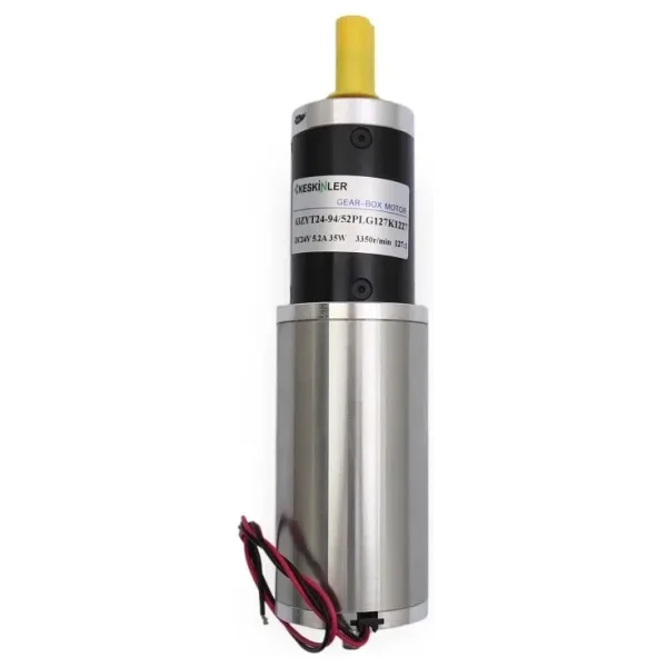 63ZYT24-94 24V 30RPM Planet Redüktörlü Dc Motor