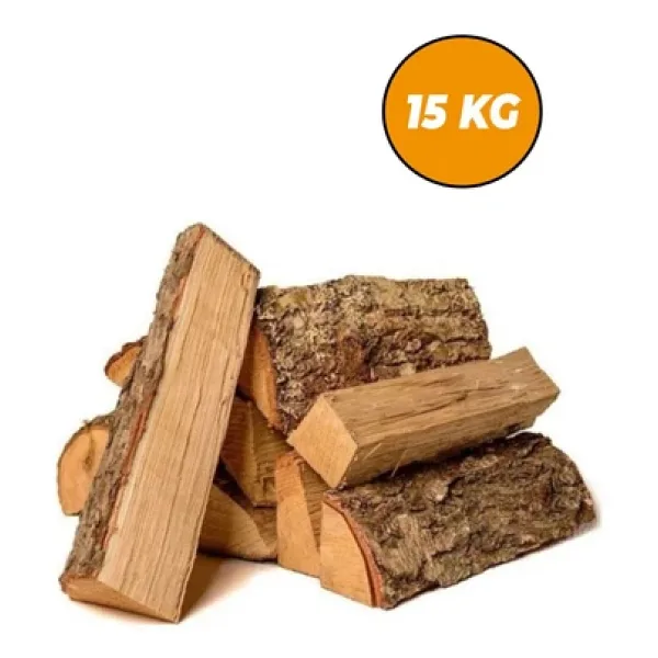 Acelebox Meşe Odunu Soba Şömine Için Parçalanmış 15 Kg Hakiki Meşe Odunu
