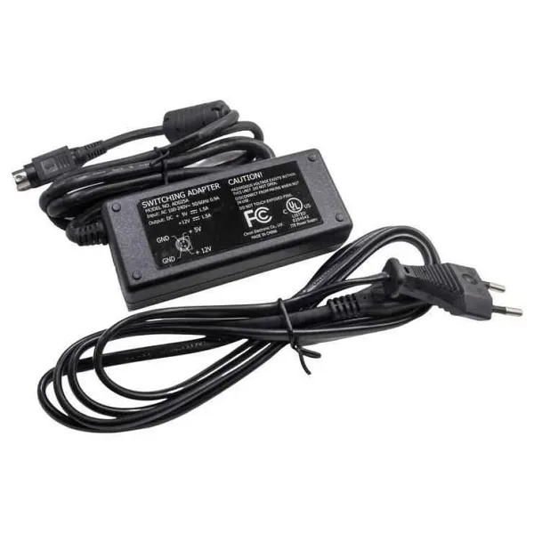 AD025A 5V/12V 1.5A Çiftli/Dual Adaptör - 4 Pinli