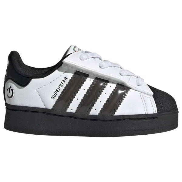 Adidas Superstar Led Lights Comfort Closure EL I JS1293 Beyaz-Siyah Bebek Spor Ayakkabı