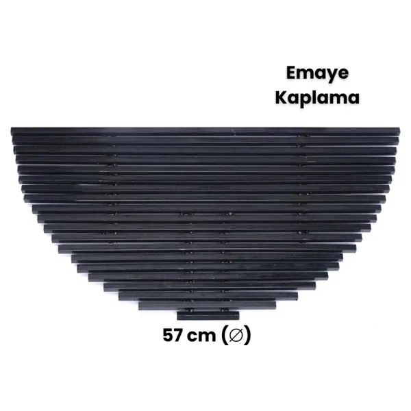 Alev Almaz Döküm Izgara (Kaplamalı) (57 cm)
