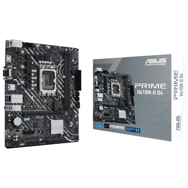 Asus Prime H610M-D D4 Intel LGA1700 DDR4 Micro ATX Anakart