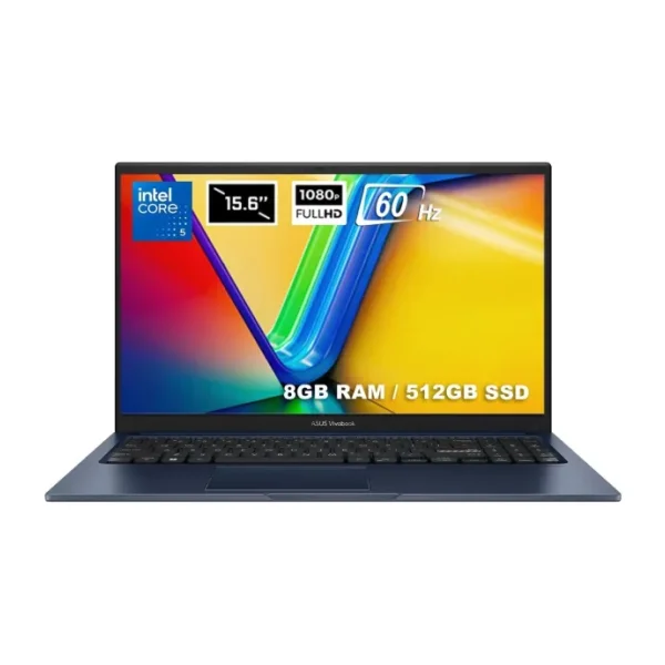 Asus Vivobook 15 X1504VA-BQ5386 Core 5 120U 8 GB 512 GB SSD Iris Xe Graphics 15.6" Free Dos Full HD Notebook