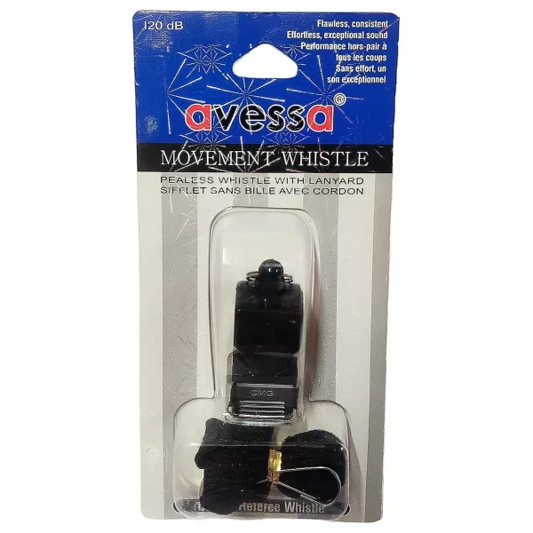 Avessa Dk-10 İpli Düdük Siyah 120 Db
