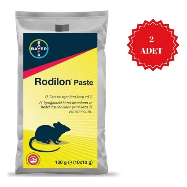 Bayer Rodilon Pasta Fare Zehiri 100 gr 2 Adet