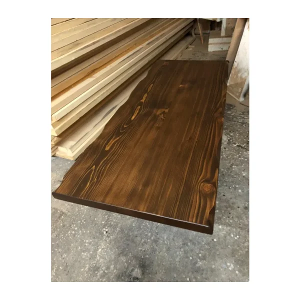 Bintaş Mobilya Kütük Mutfak Tezgahı Koyu Ceviz 150X60.CM