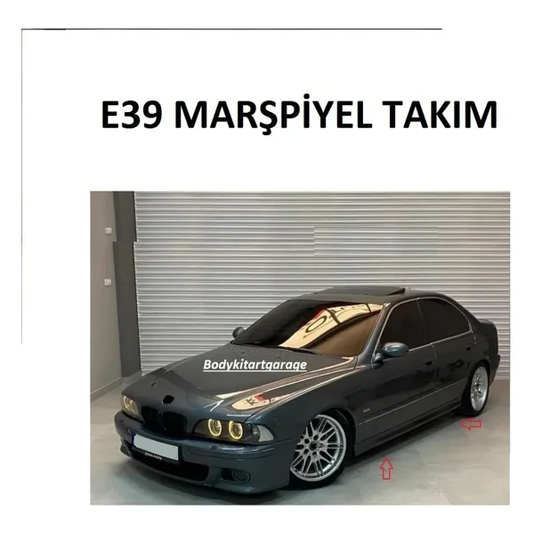 Bodykitartgarage E39 MTECH MARŞPİYEL TAKIMI(BOYASIZ)FİBERGLASS
