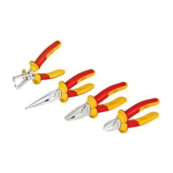 Bosch 1600A02NG1 4 Parça VDE Kombine Pense Seti
