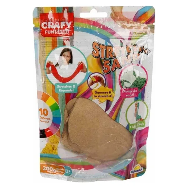 Crafy Streç Naturel Oyun Kumu 200 gr