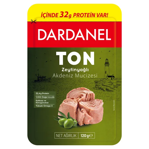 Dardanel Zeytinyağlı Poşet Ton Balığı 120 gr