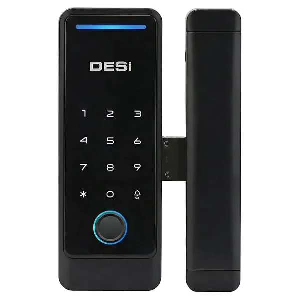 Desi QUiC Q006 Parmak İzli Akıllı Cam Kapı Kilidi