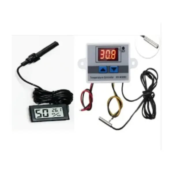 diasithalat W3001 220v Termostat Nem Ölçer, Higrometre, Kuluçka Seti, Kuluçka Makinesi