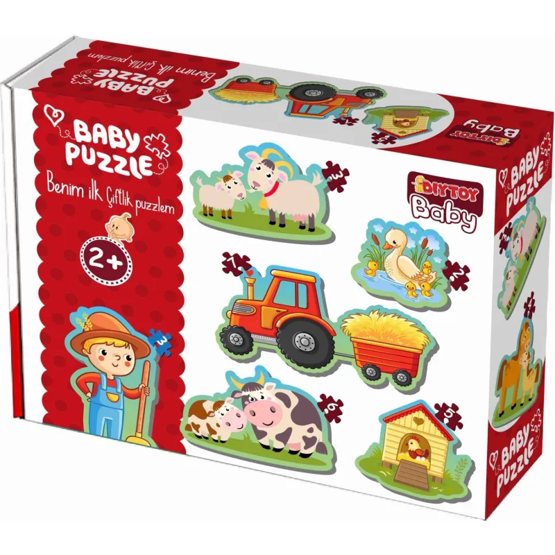 Diytoy Baby Puzzle Çiftlik Hayvanları
