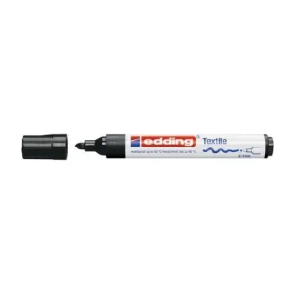 Edding 4500 Tekstil Kalemi Siyah