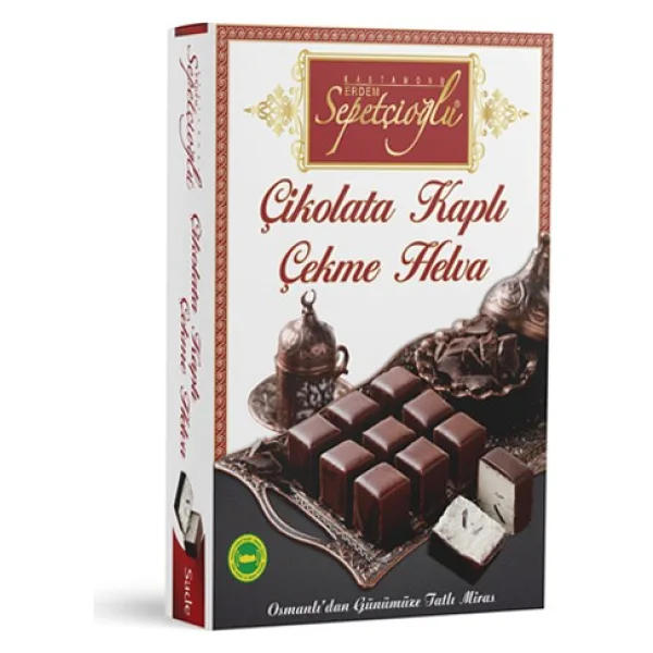 ERDEM Sepetçioğlu Çikolata Kaplı Çekme Helva 160 gr