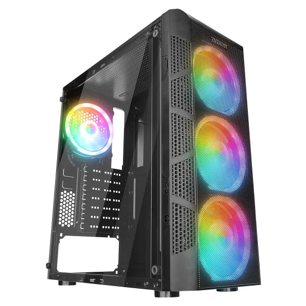 Everest Crest V1 RGB 4 Fanlı ATX Oyuncu Kasası